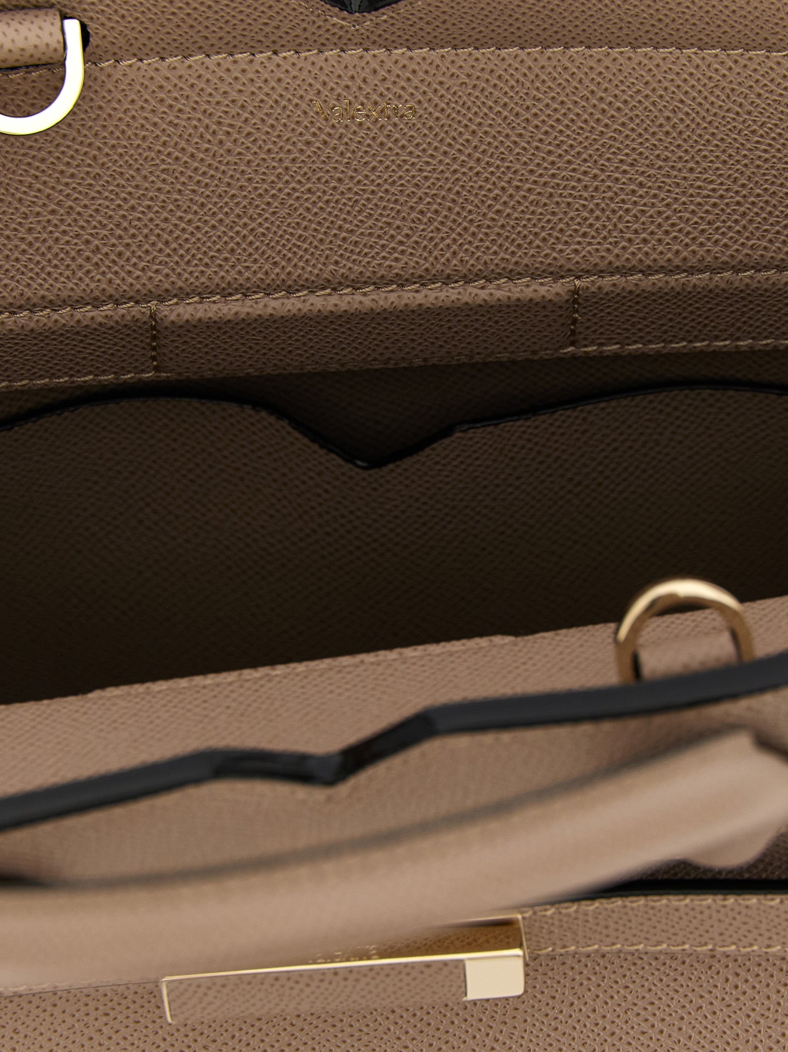 Valextra Beige Calfskin Handbag