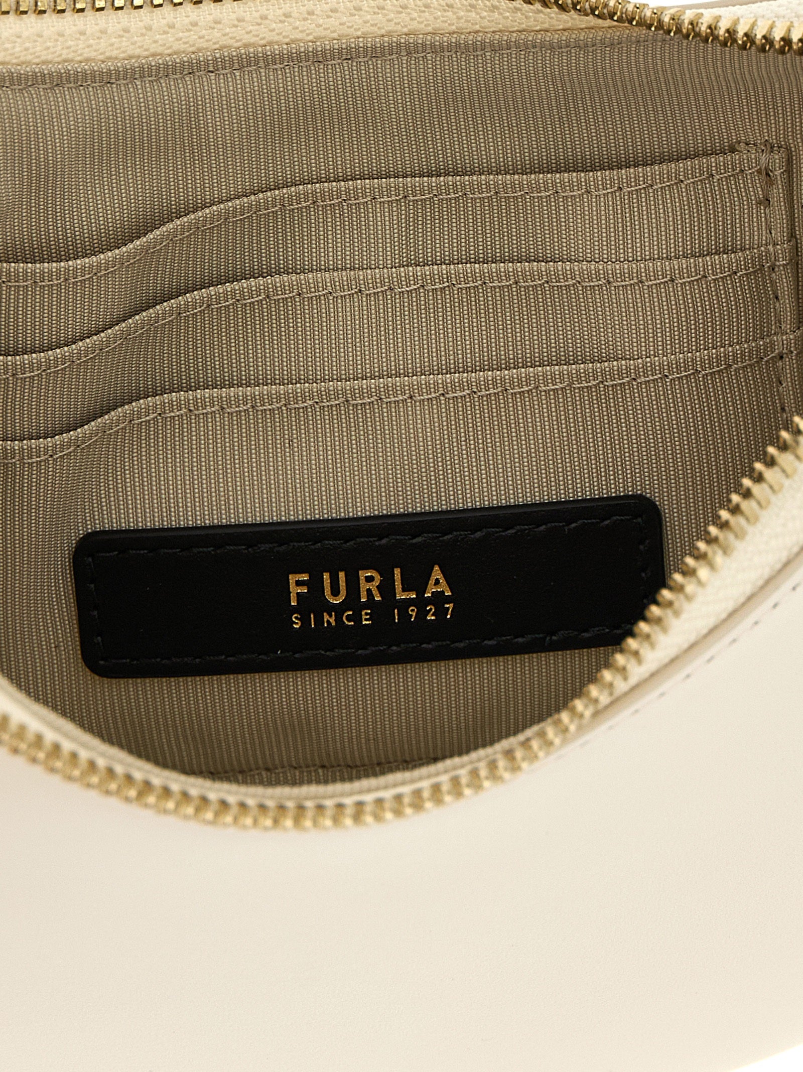 Furla White Leather Shoulder Bag