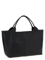 Tod's Black Calfskin Tote Bag