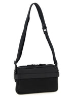Ferragamo Black Fabric Crossbody Bag