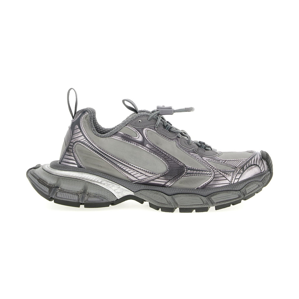 Balenciaga Gray Polyester Athletic Sneakers
