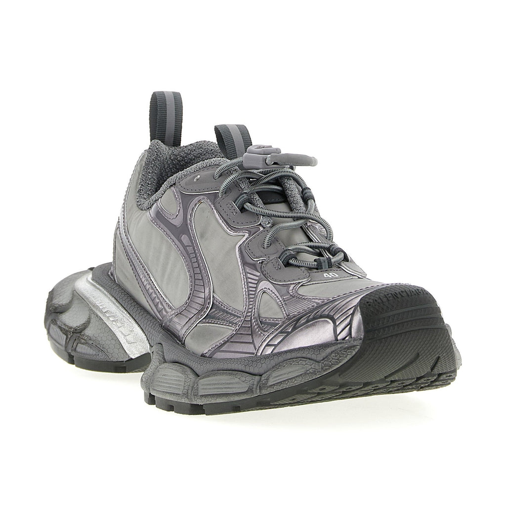 Balenciaga Gray Polyester Athletic Sneakers