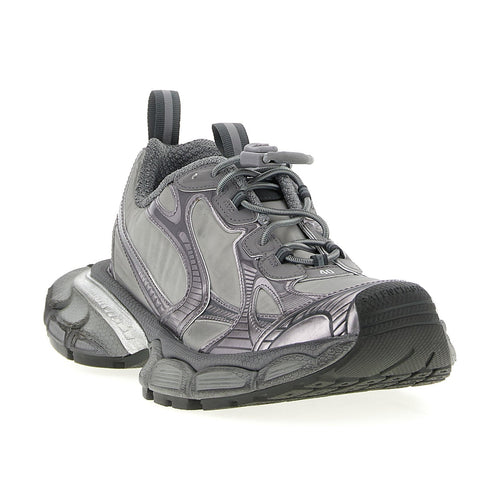 Balenciaga Gray Polyester Athletic Sneakers