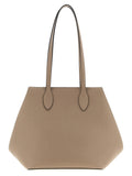 Valextra Beige Calfskin Tote Bag