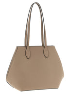 Valextra Beige Calfskin Tote Bag