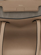 Valextra Beige Calfskin Tote Bag