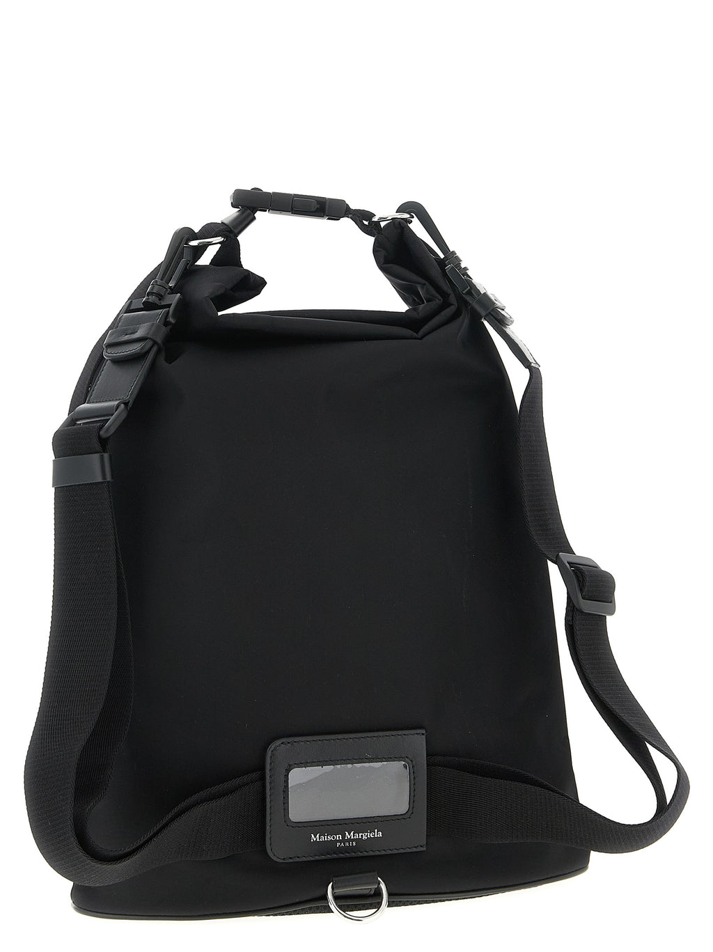 Maison Margiela Black Polyamide Backpack