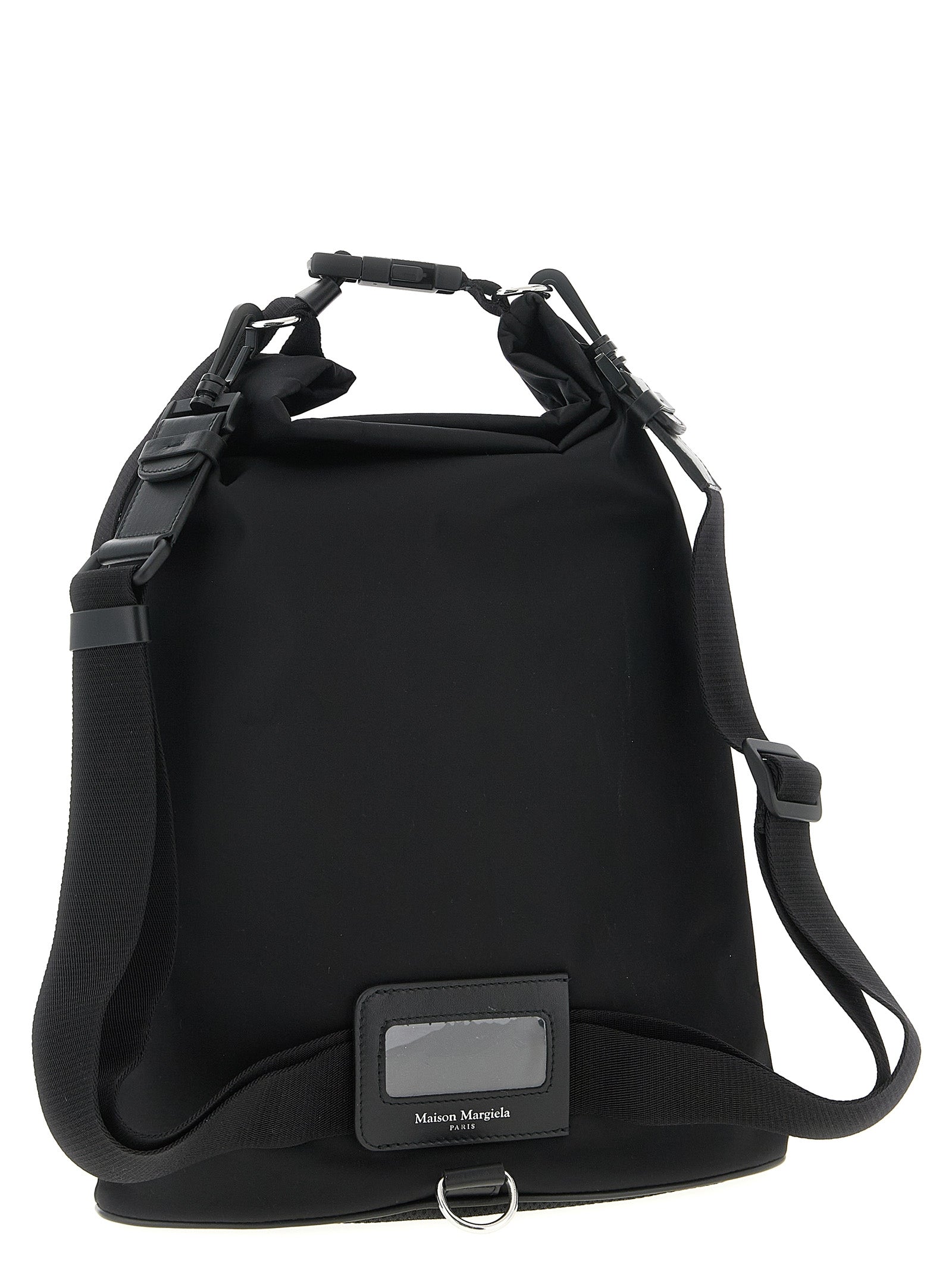 Maison Margiela Black Polyamide Backpack