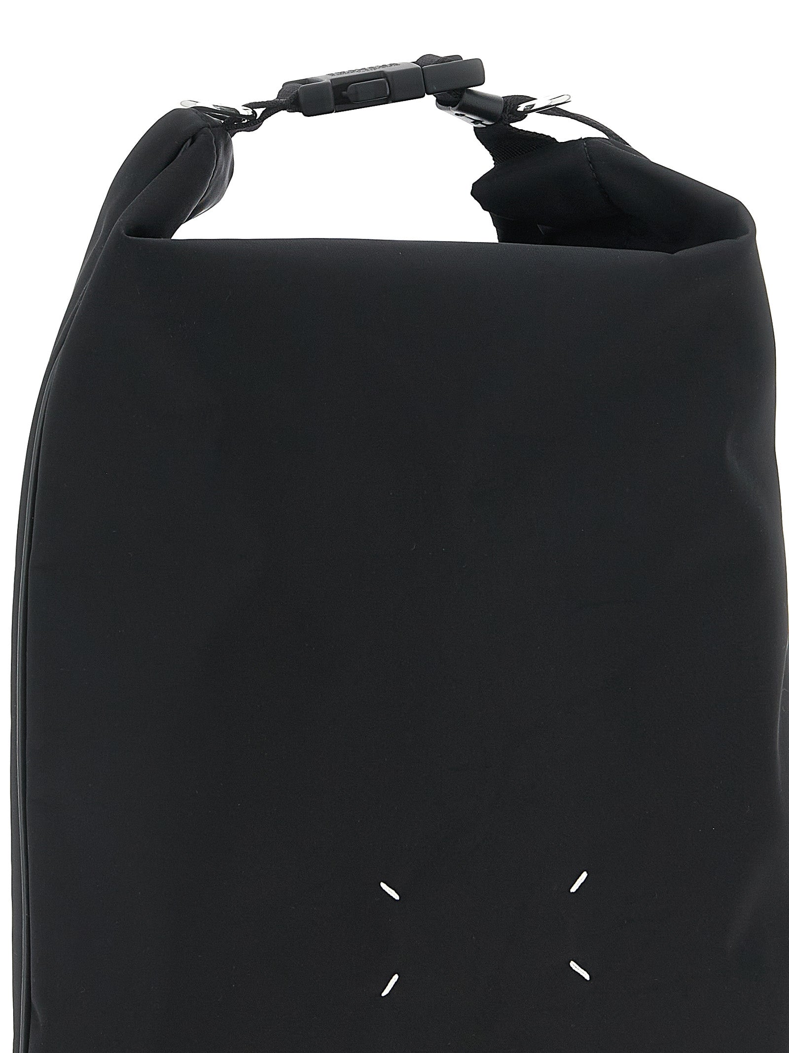 Maison Margiela Black Polyamide Backpack