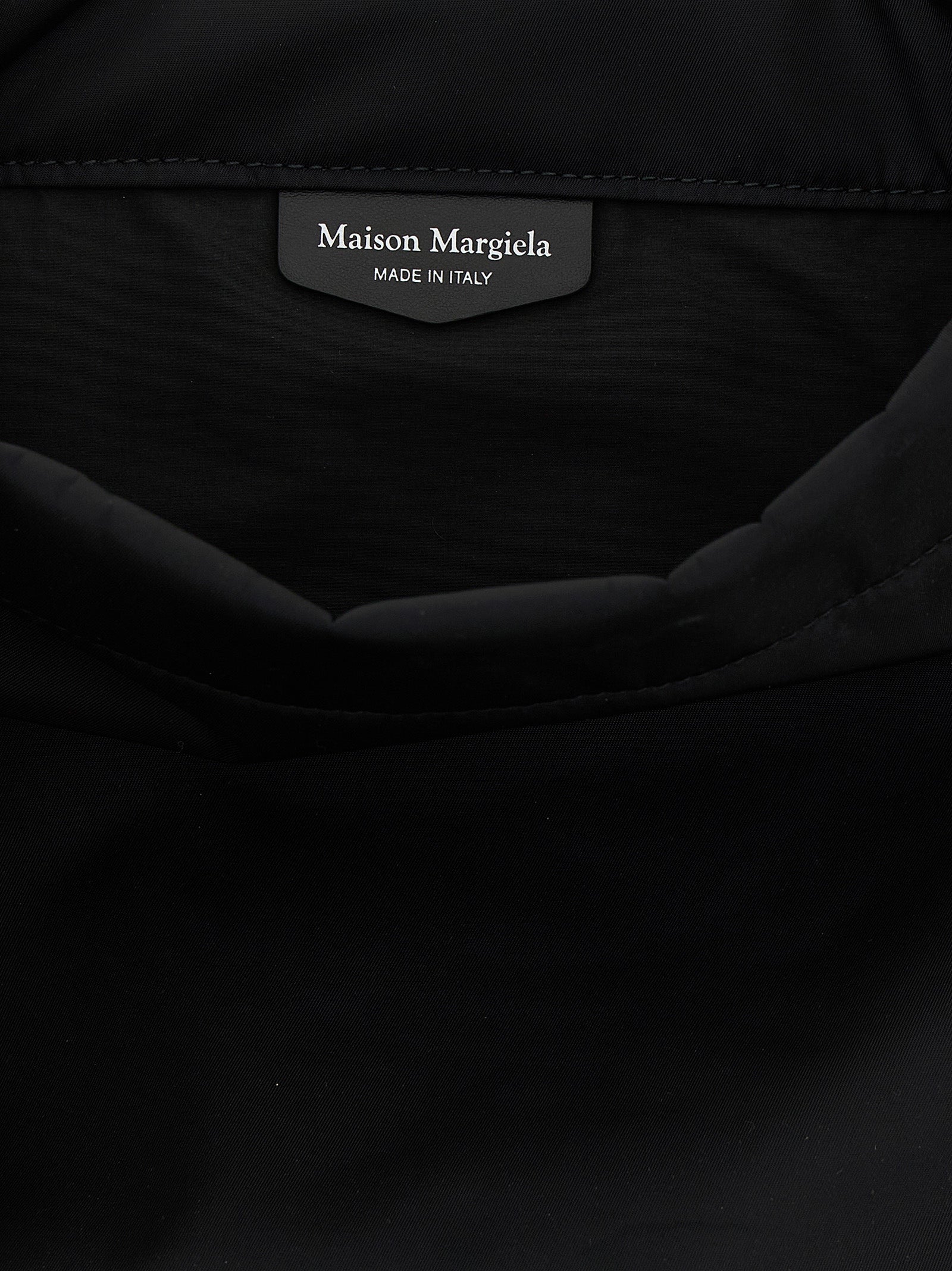 Maison Margiela Black Polyamide Backpack
