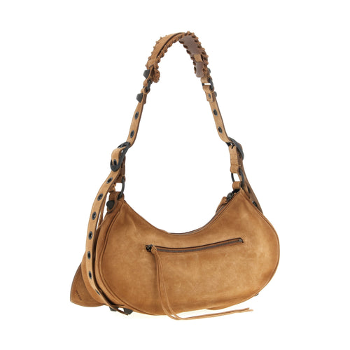 Balenciaga Brown Calfskin Shoulder Bag