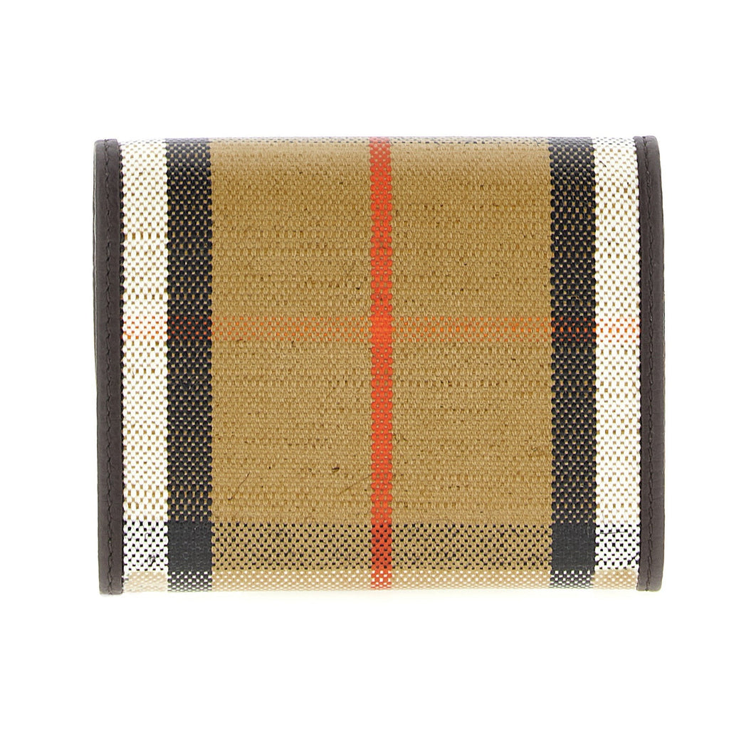 Burberry Beige Cotton Cardholder