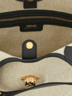 Versace Beige Cotton Tote Bag