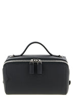 Valextra Black Calfskin Crossbody Bag