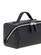 Valextra Black Calfskin Crossbody Bag