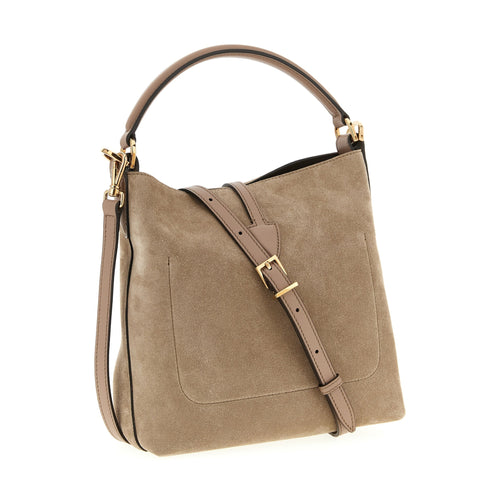 Beige Calfskin Handbag