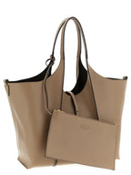Tod's Beige Calfskin Tote Bag