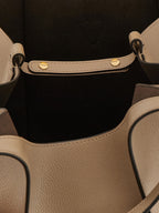 Tod's Beige Calfskin Tote Bag