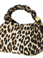 Ganni Brown Calfskin Handbag