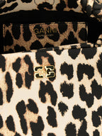 Ganni Brown Calfskin Handbag