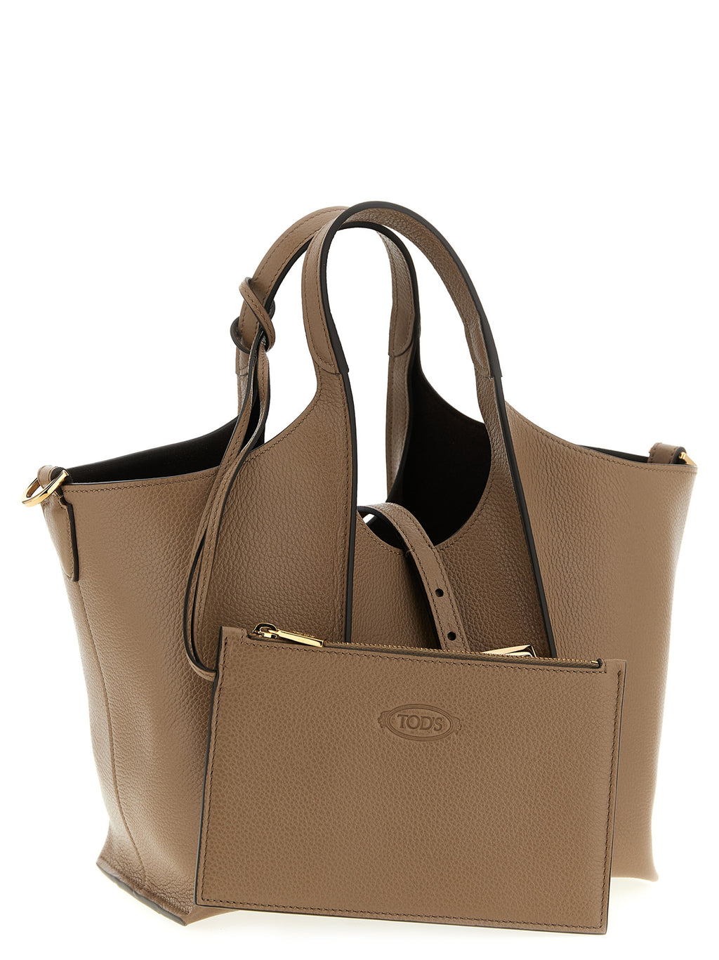 Tod's Beige Calfskin Handbag