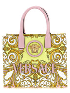 Versace Multicolor Cotton Tote Bag