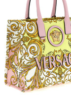 Versace Multicolor Cotton Tote Bag
