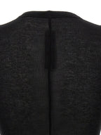 Rick Owens Black Viscose T-Shirt