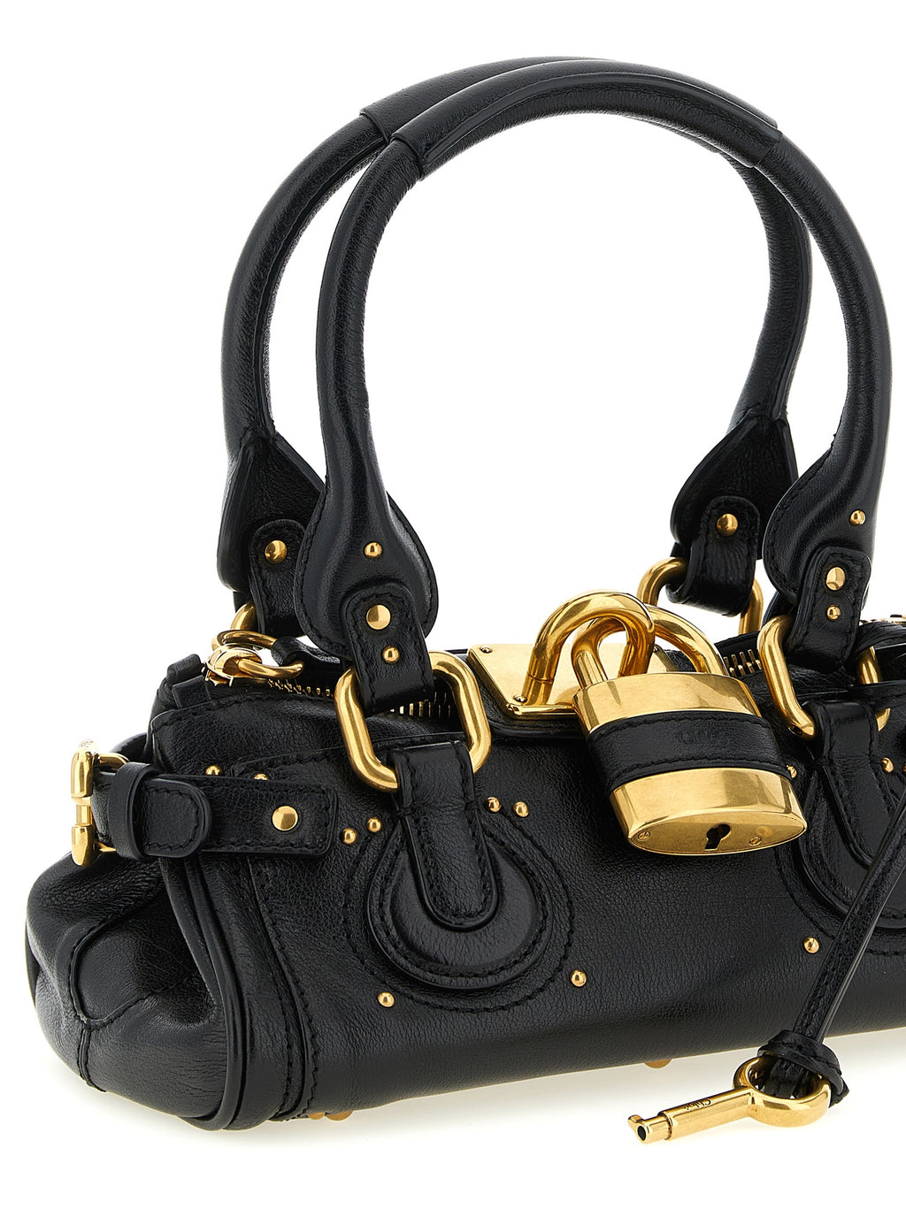Chloé Black Buffalo Leather Handbag