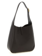 Saint Laurent Brown Calfskin Shoulder Bag