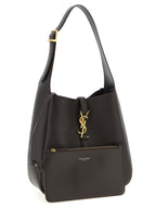 Saint Laurent Brown Calfskin Shoulder Bag