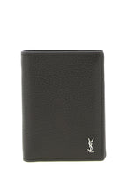 Saint Laurent Brown Calfskin Leather Wallet