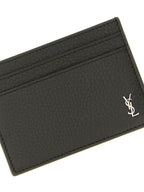 Saint Laurent Brown Calfskin Cardholder