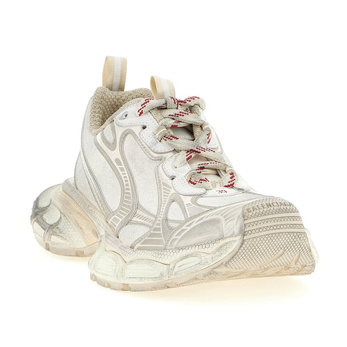 Balenciaga Silver Polyethylene Athletic Sneakers
