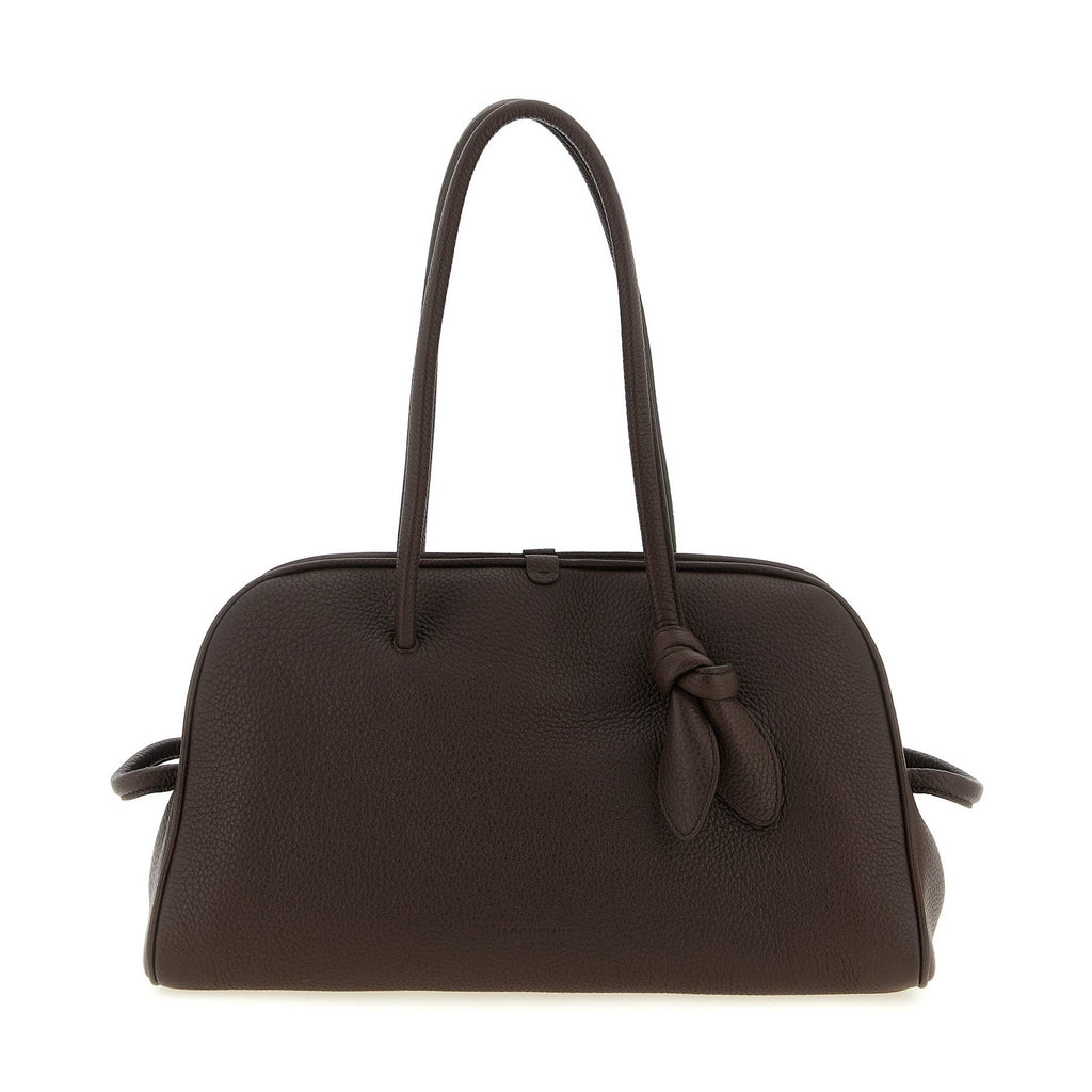 Jacquemus Brown Calfskin Shoulder Bag