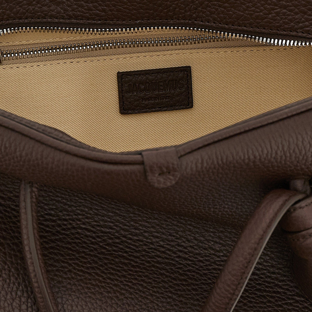 Jacquemus Brown Calfskin Shoulder Bag