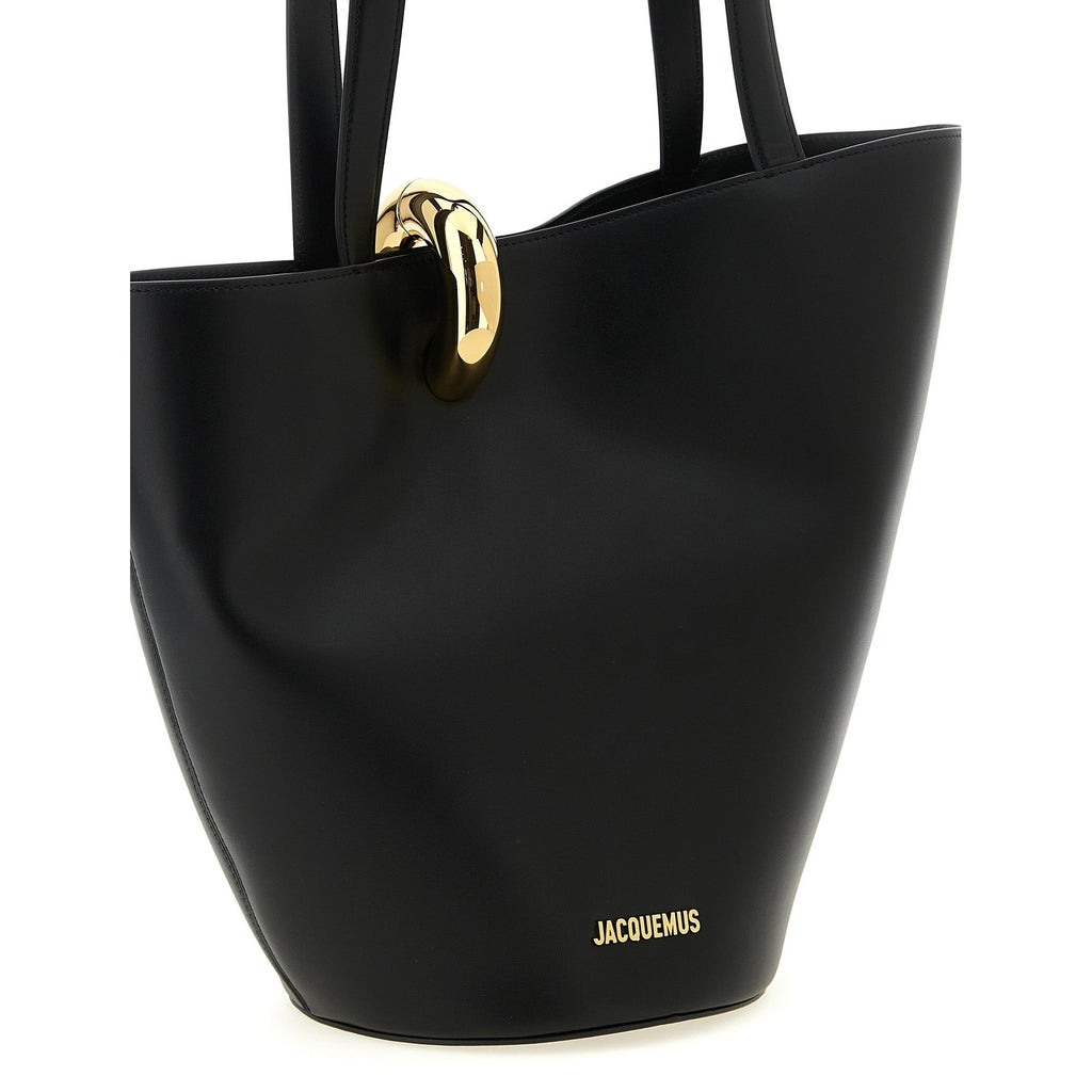 Jacquemus Black Cowhide Shoulder Bag