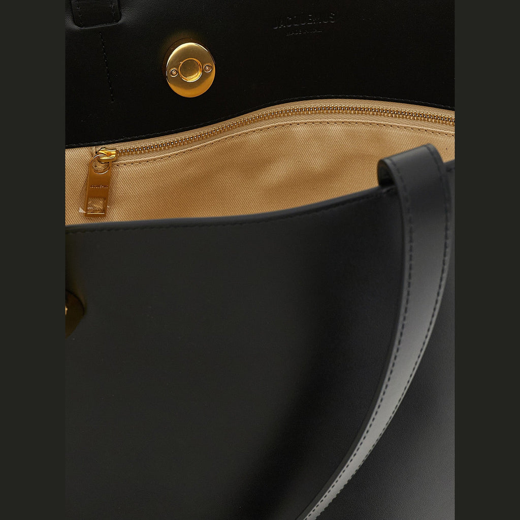 Jacquemus Black Cowhide Shoulder Bag