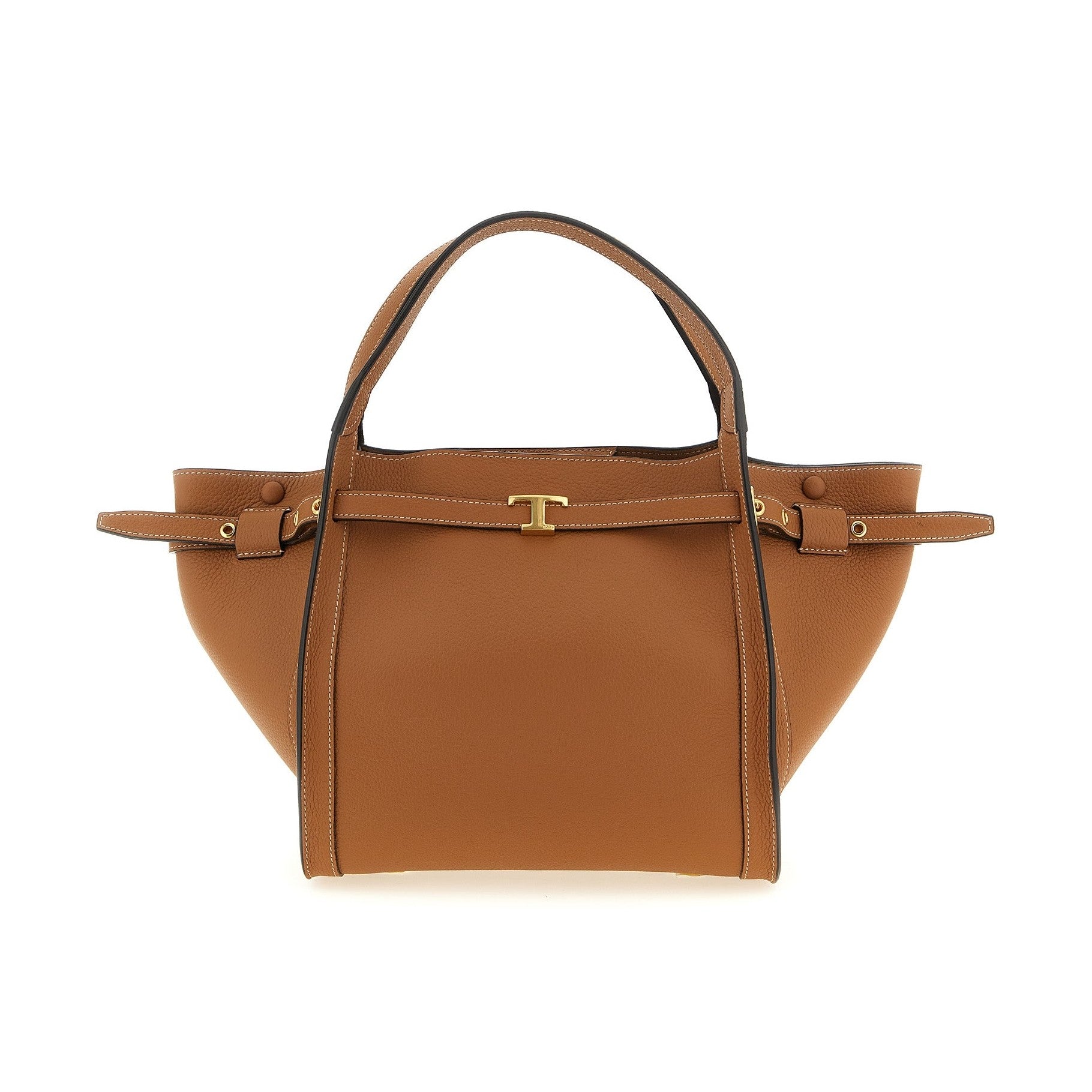 Tod's Brown Calfskin Tote Bag
