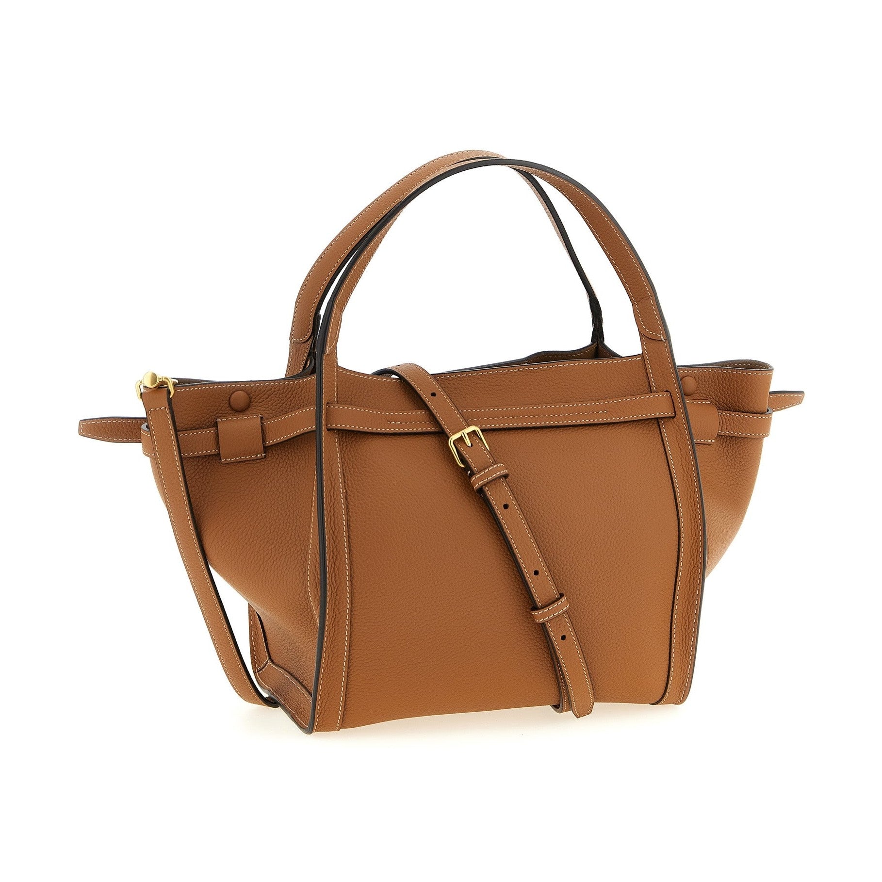 Tod's Brown Calfskin Tote Bag