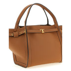 Tod's Brown Calfskin Tote Bag