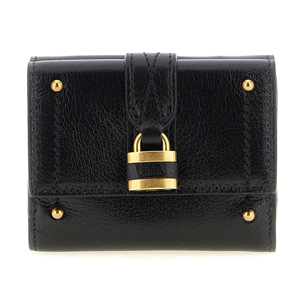 Chloé Black Buffalo Leather Cardholder