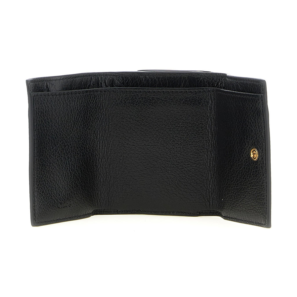 Chloé Black Buffalo Leather Cardholder