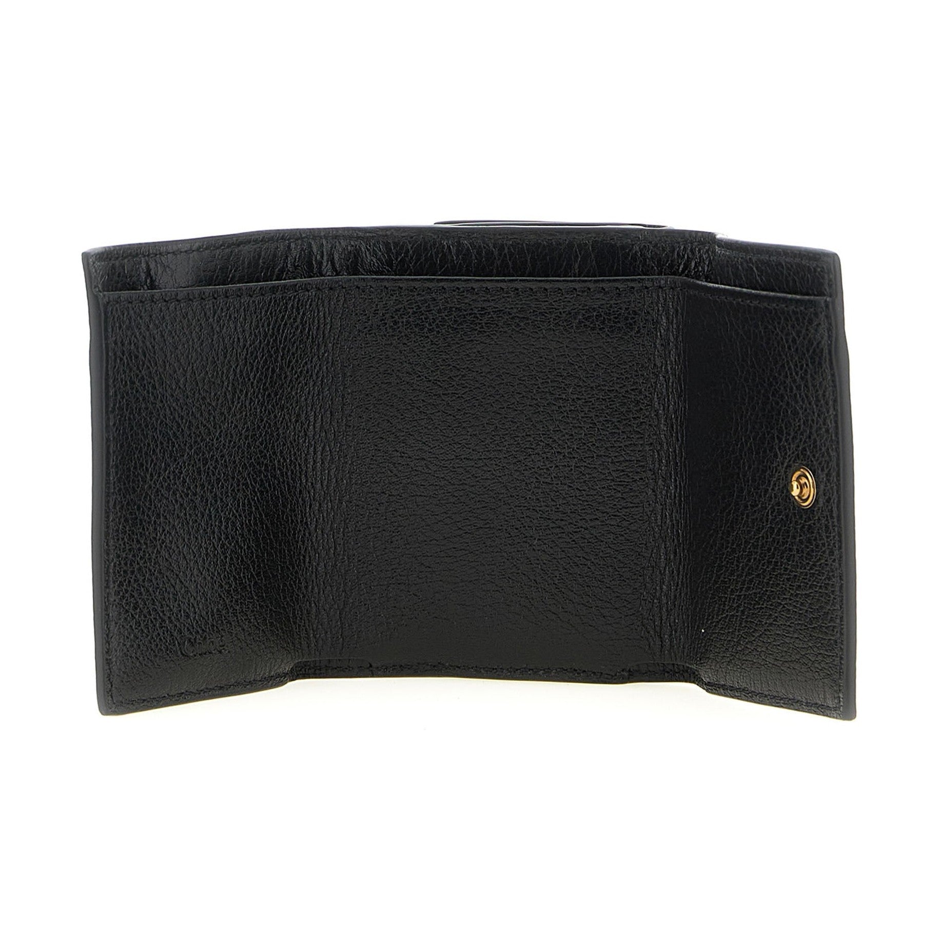 Chloé Black Buffalo Leather Cardholder