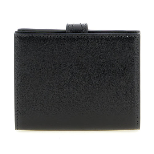 Chloé Black Buffalo Leather Cardholder