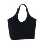 Versace Black Cotton Tote Bag