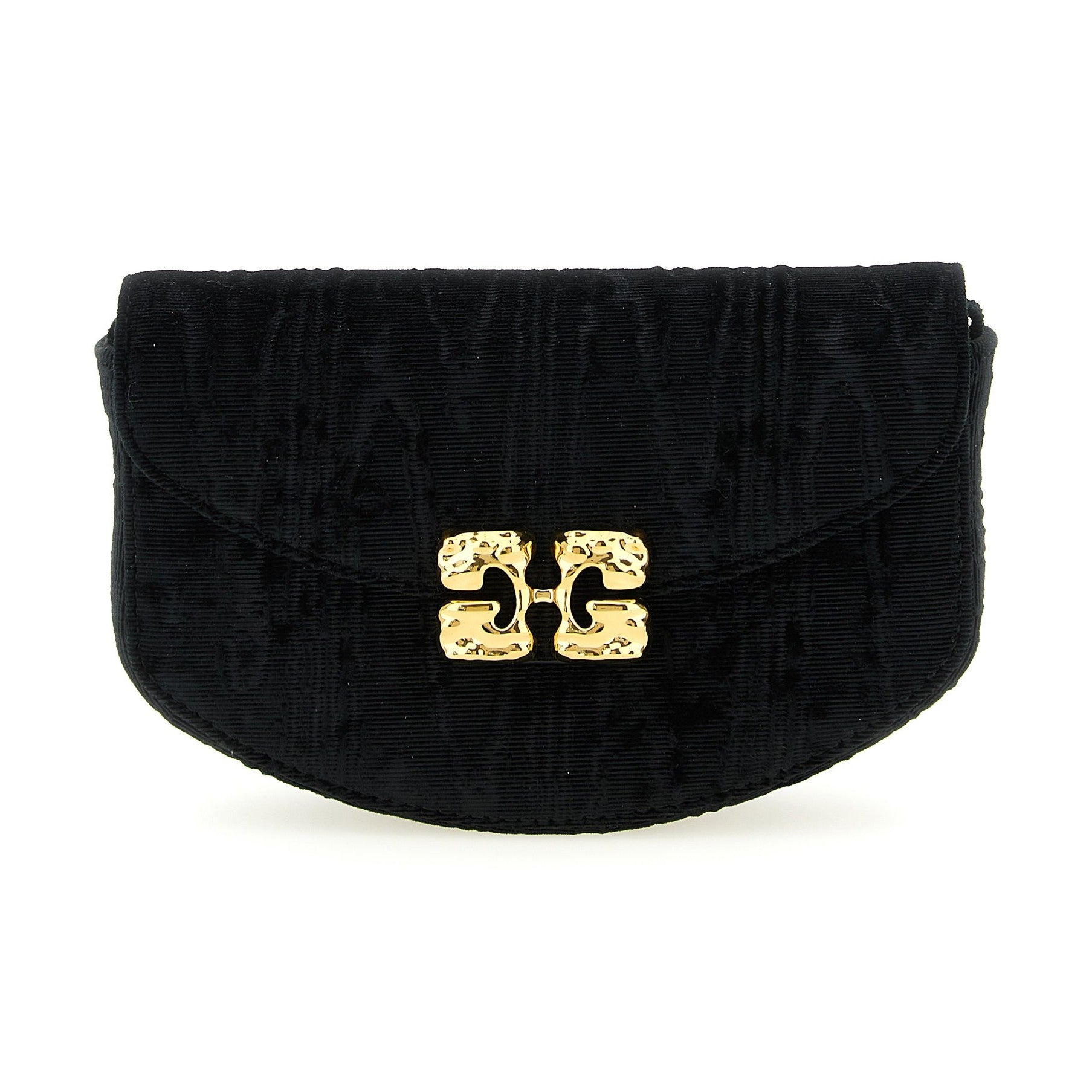 Ganni Black Polyester Cardholder