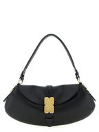 Ganni Black Leather Shoulder Bag