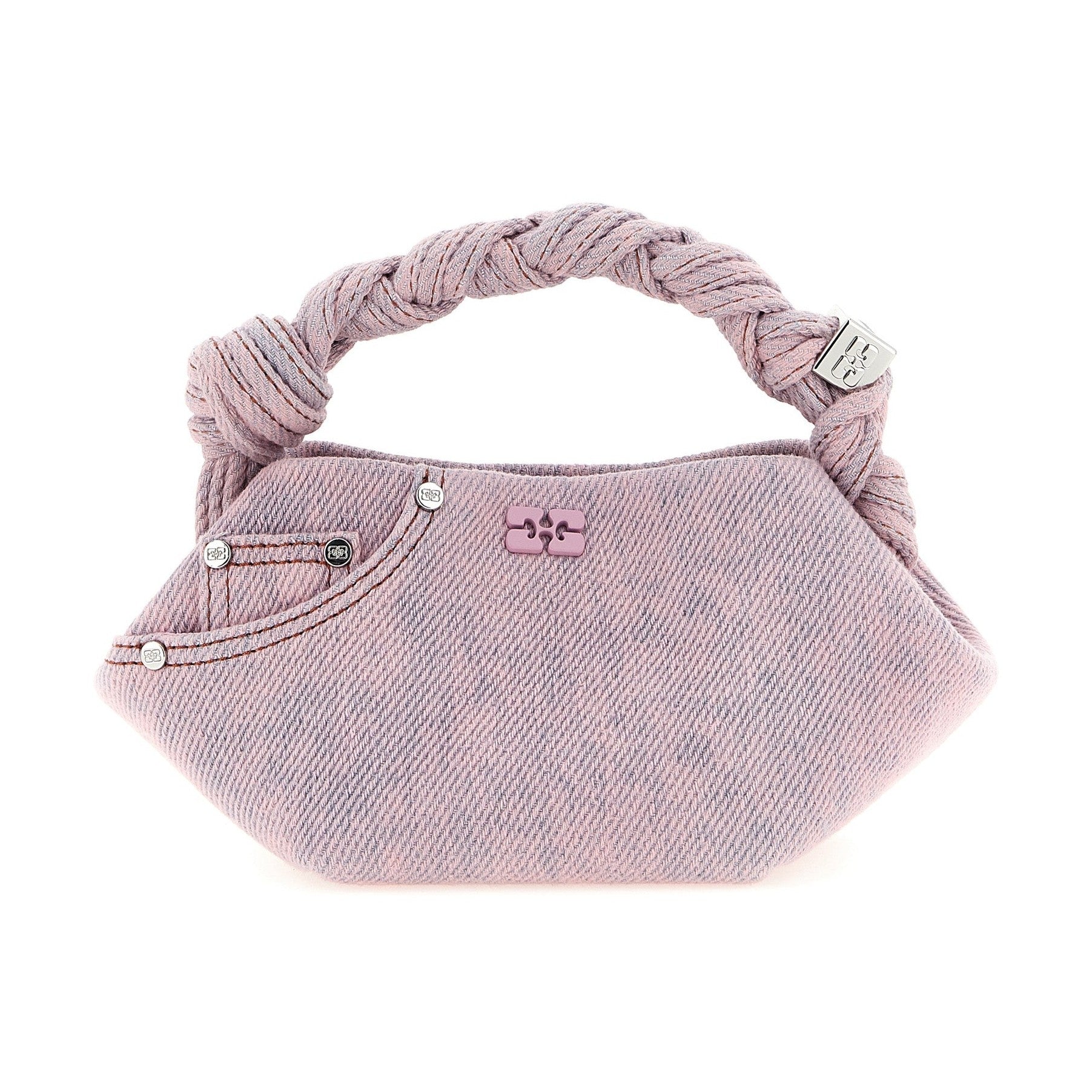 Ganni Multicolor Organic Cotton Handbag
