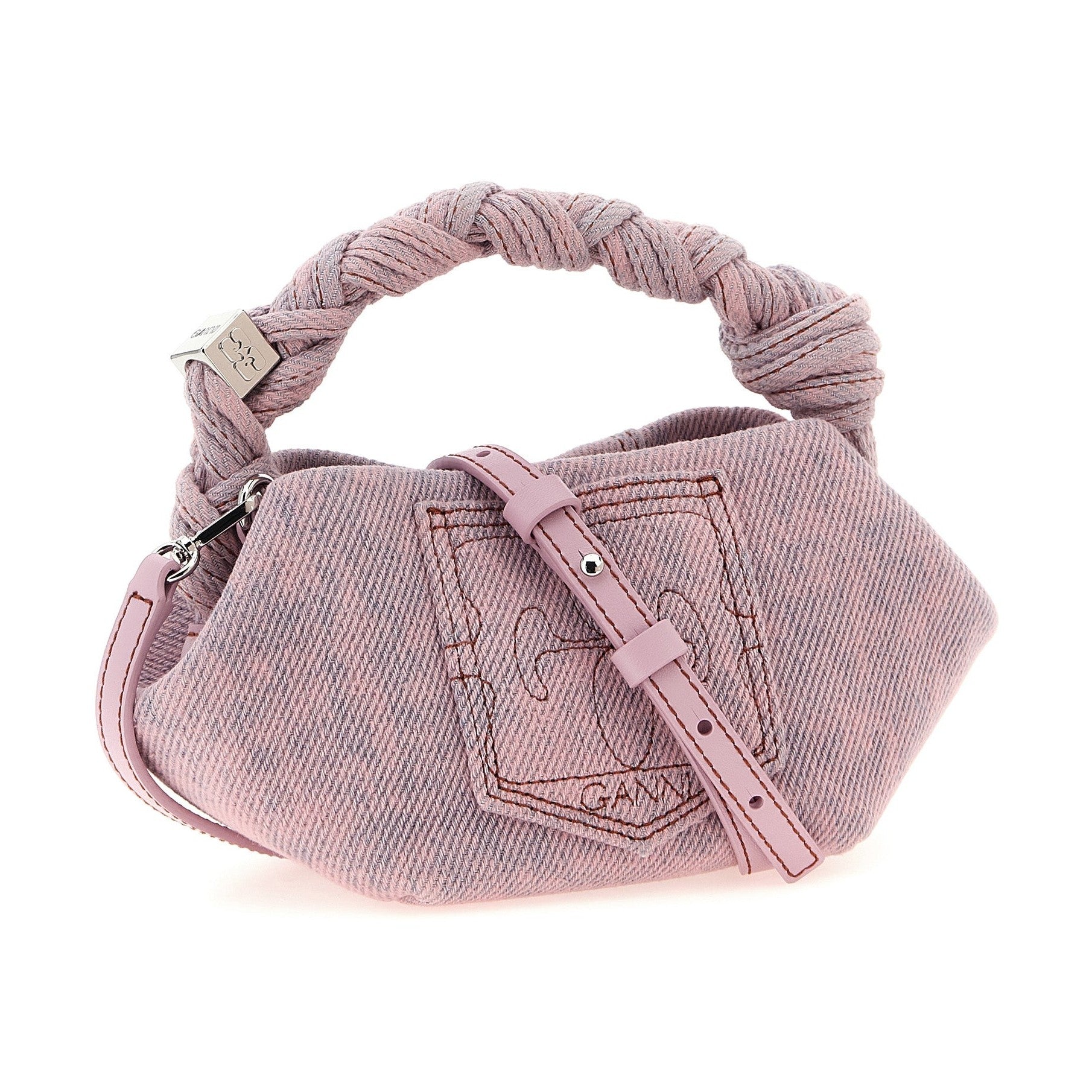 Ganni Multicolor Organic Cotton Handbag